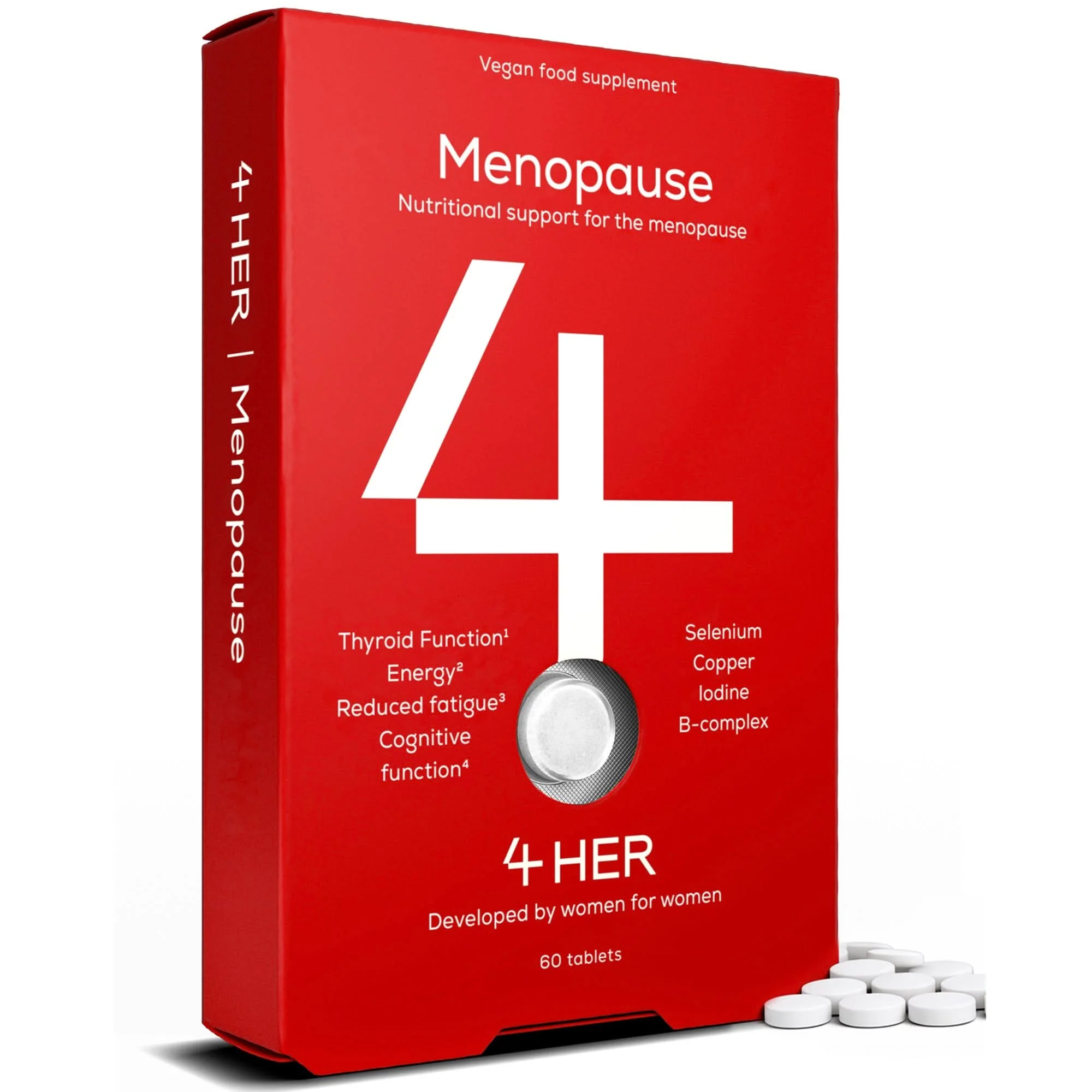 4 HER Menopause Nutritional Support with Red Clover & Sage 60 Tablets