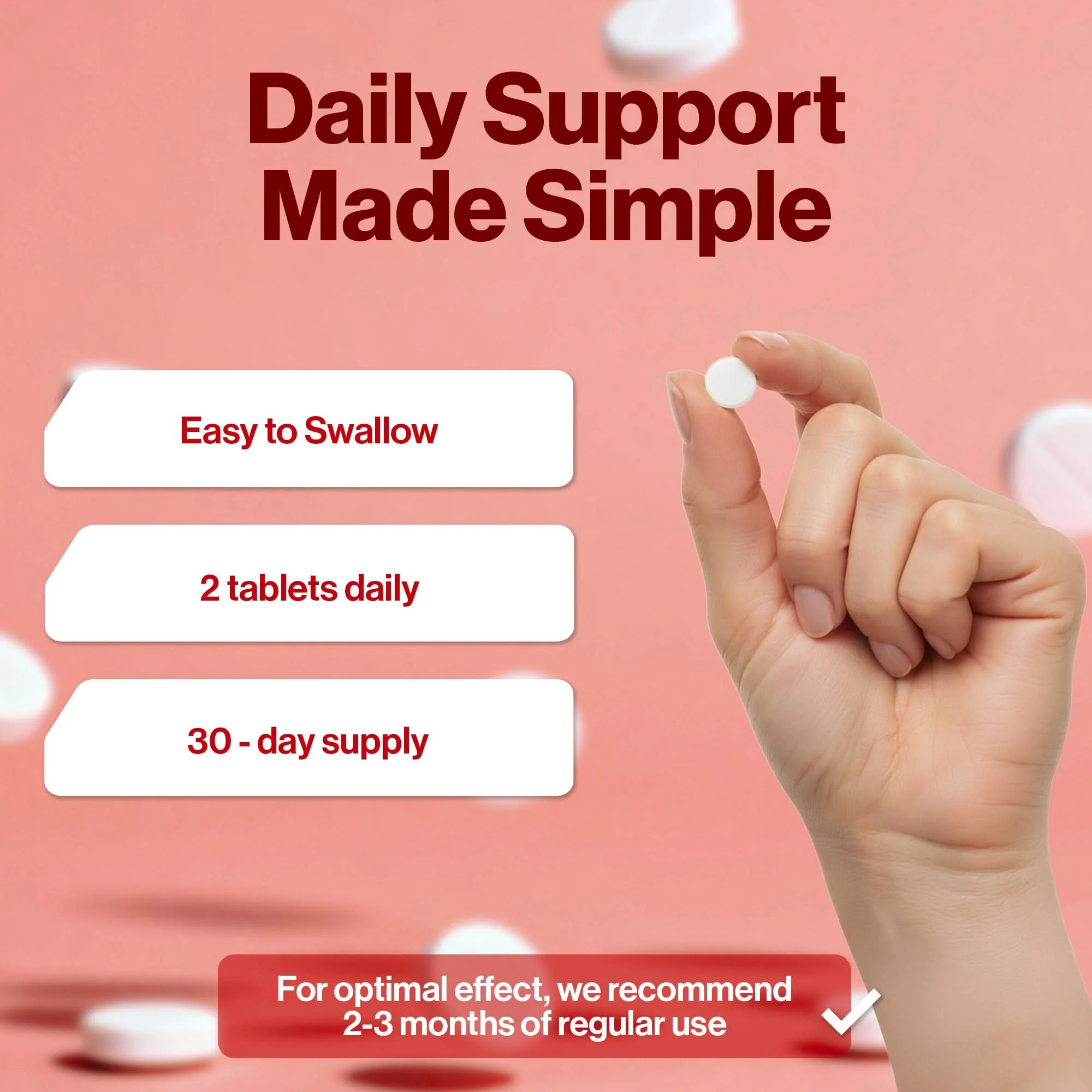 4 HER Menopause Nutritional Support with Red Clover & Sage 60 Tablets - Image 5
