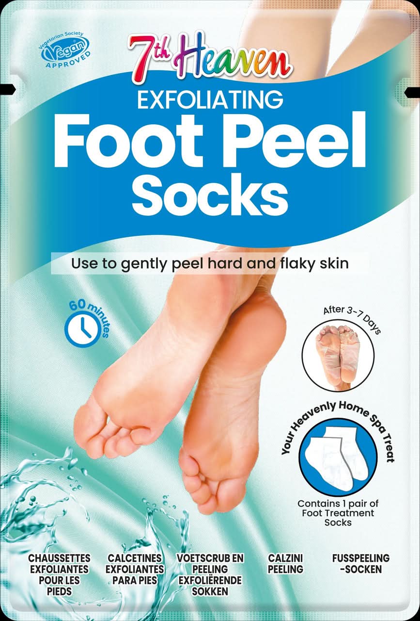 7th Heaven Exfoliating Foot Peel Socks