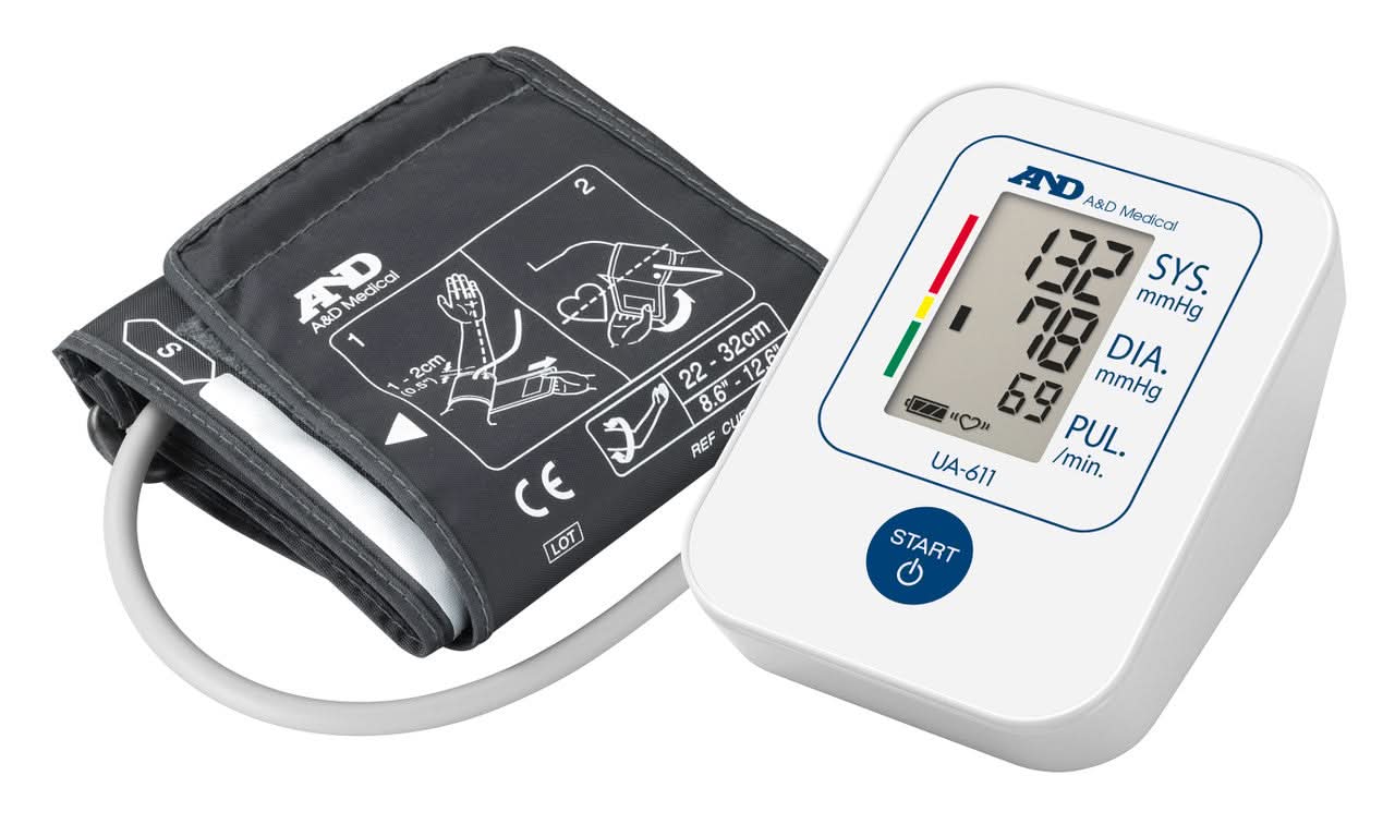 A&D UA-611 Precision Upper Arm Blood Pressure Monitor
