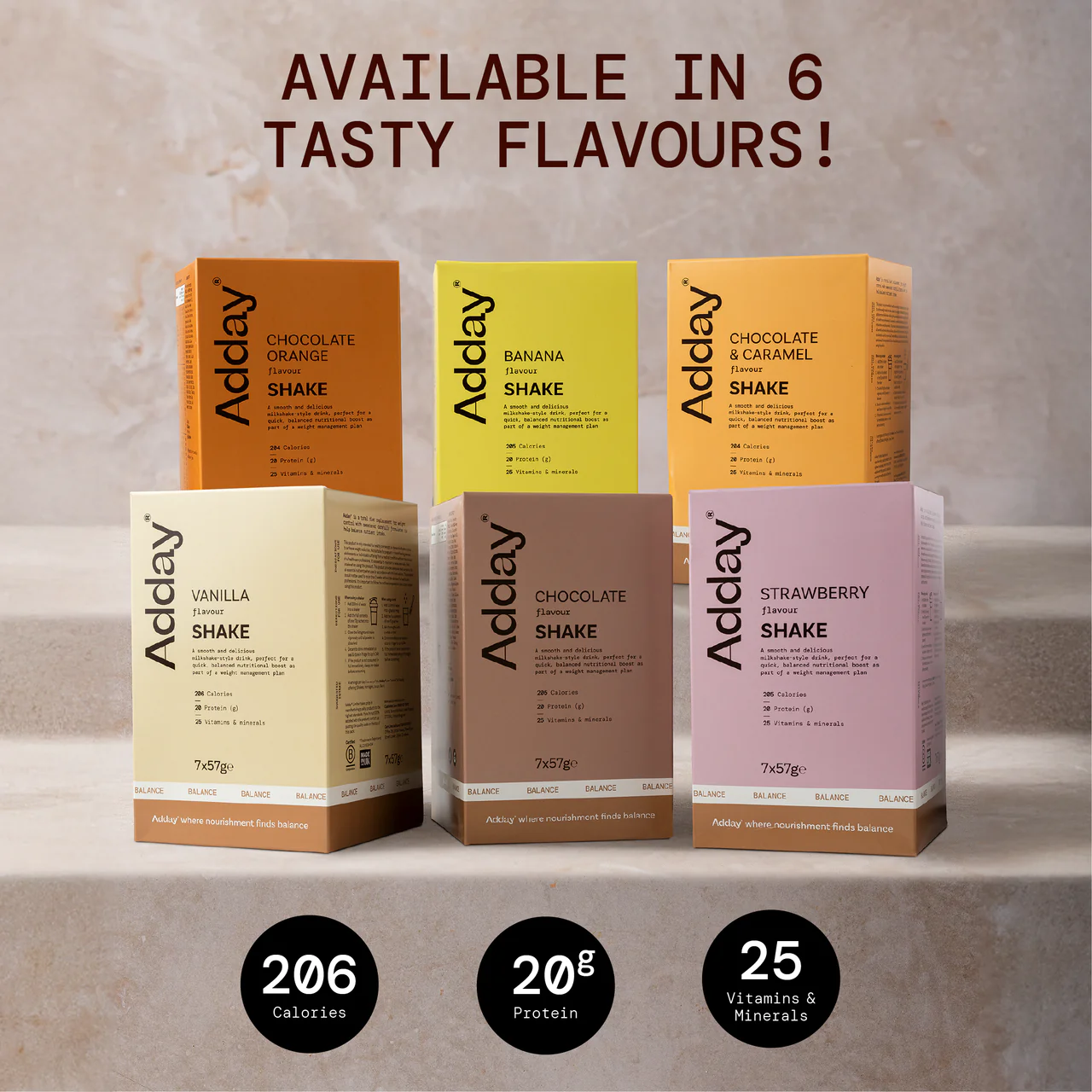 Adday Strawberry Flavoured Shake 7 Sachets - Image 7