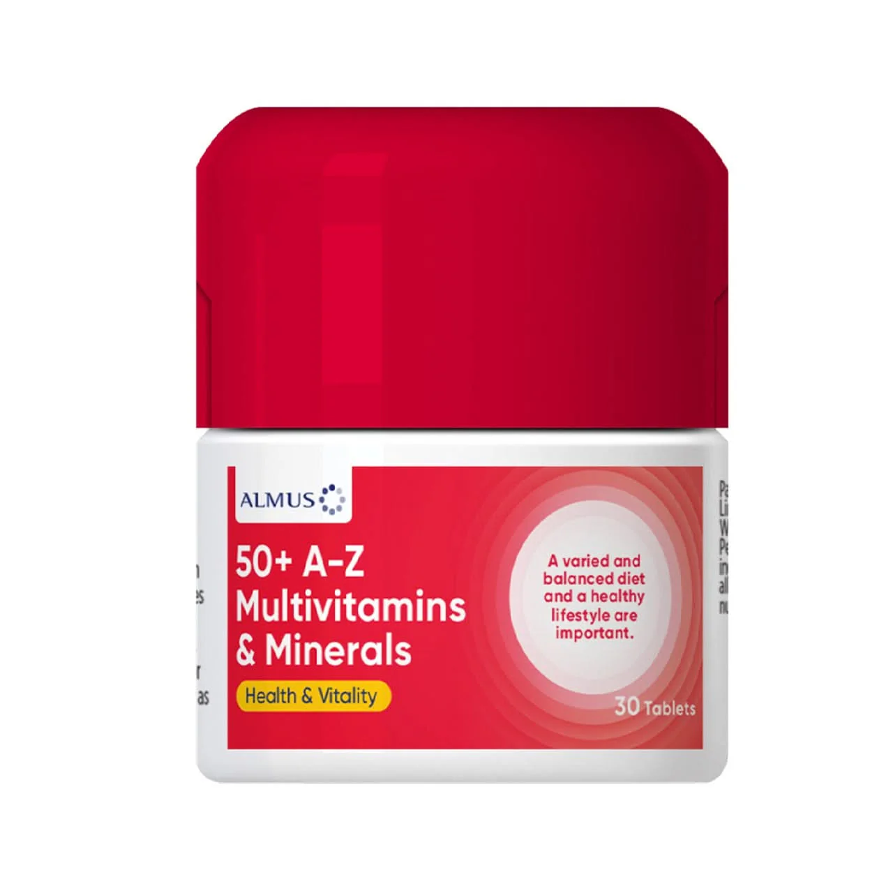 Almus 50+ Multivitamins & Minerals 30 Tablet