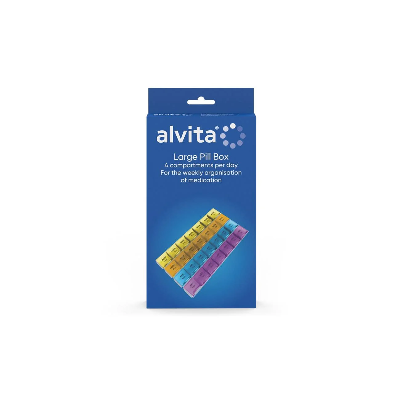 Alvita Weekly Dispenser Pill Box 1 Container