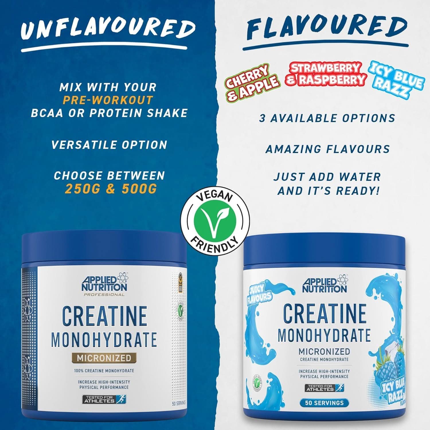 Applied Nutrition Creatine Monohydrate Powder Unflavoured 250g - Image 9