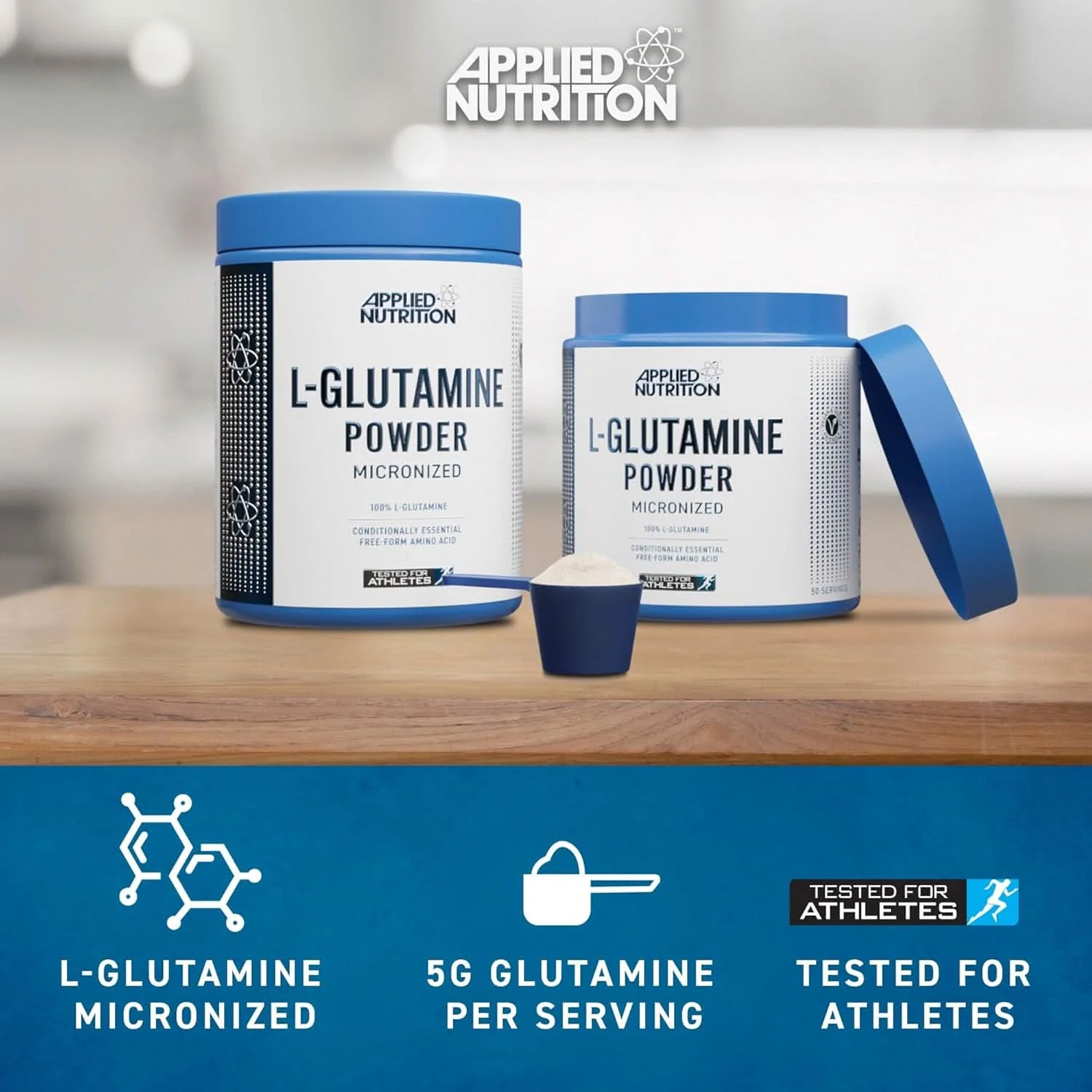 Applied Nutrition L Glutamine Powder Unflavoured 250g - Image 5