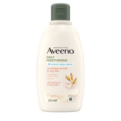 Aveeno Daily Moisturising Yogurt Body Wash With Apricot & Honey 300ml