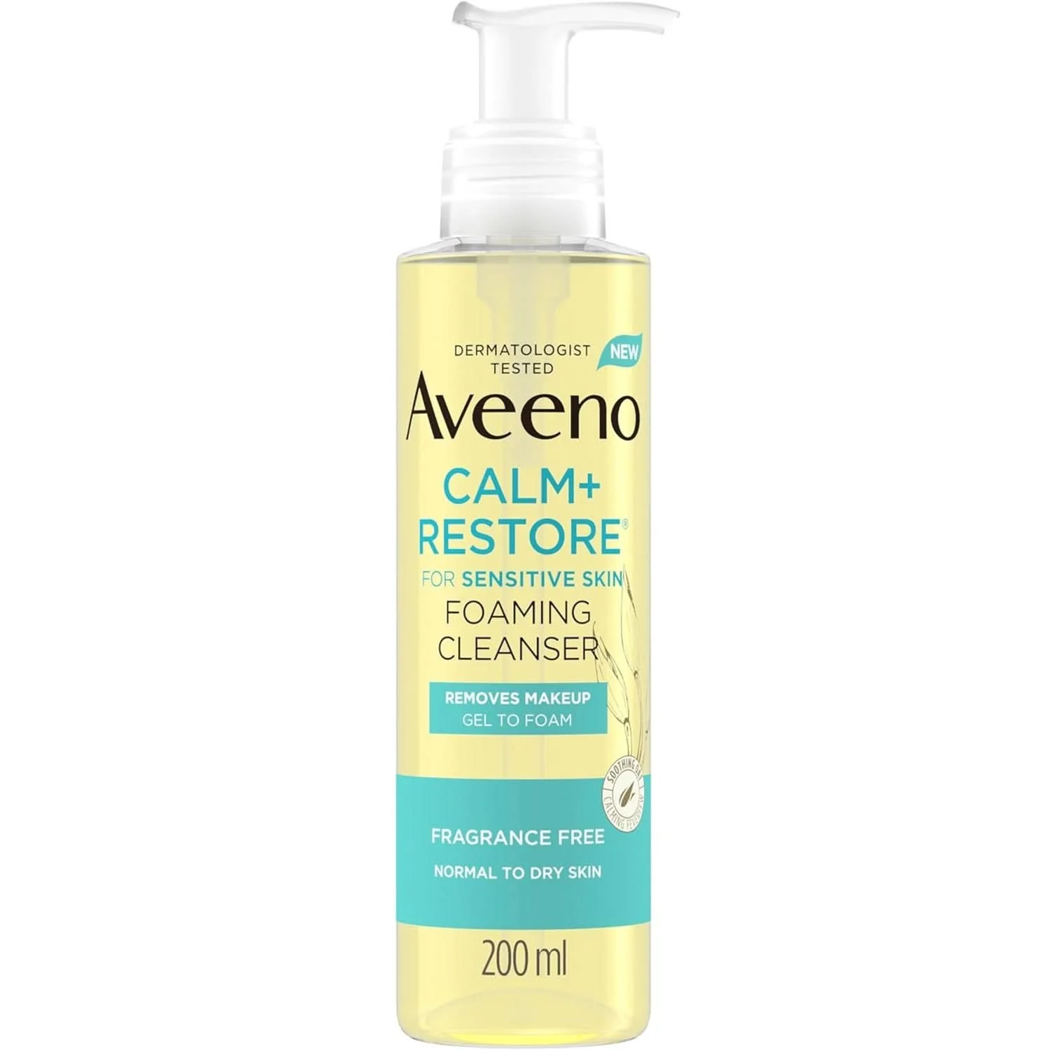 Aveeno Face Calm & Restore Foaming Cleanser 200ml