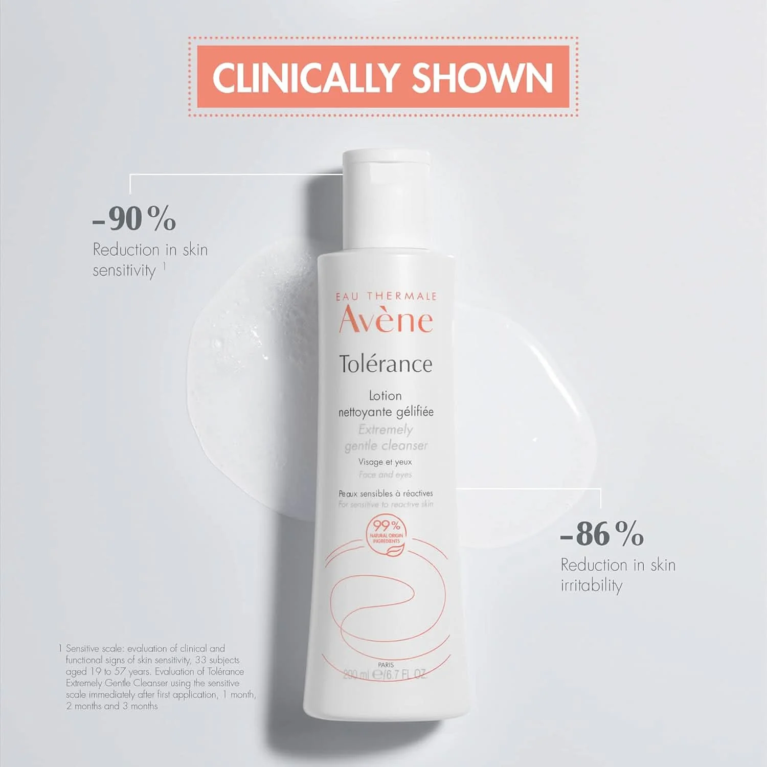 Avene Tolerance Extremely Gentle Cleanser for Sensitive Skin 200ml - Image 3