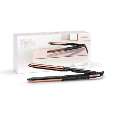 BaByliss Titanium Brilliance Straight & Curl Straightener - Image 2