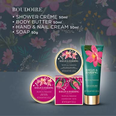 Baylis & Harding Boudoire Luxury Pamper 5 Piece Tin Gift Set - Image 4