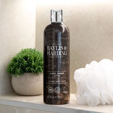 Baylis & Harding Elements Dark Amber & Fig Body Wash 500ml - Image 4