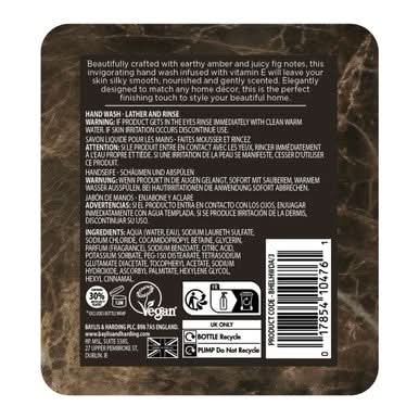 Baylis & Harding Elements Dark Amber & Fig Hand Wash 500ml - Image 2