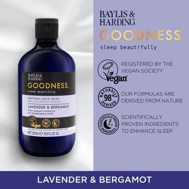 Baylis & Harding Goodness Sleep Bath Soak 500ml - Image 3