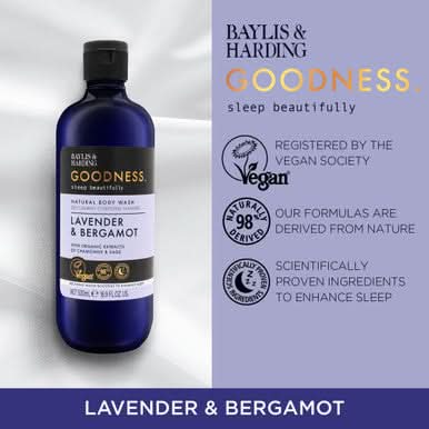 Baylis & Harding Goodness Sleep Body Wash 500ml - Image 2