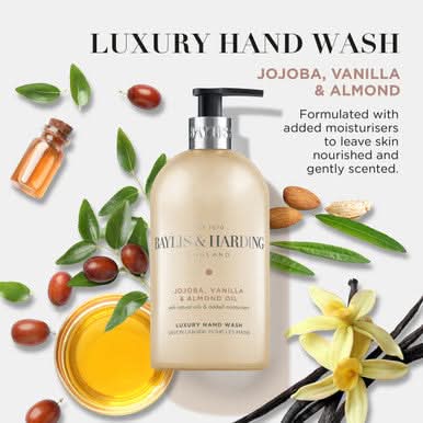Baylis & Harding Jojoba, Vanilla & Almond Oil Hand Wash 500ml - Image 3