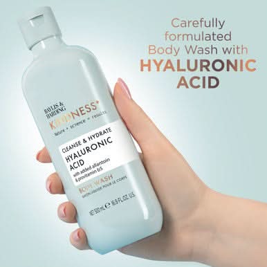 Baylis & Harding Kindness+ Hyaluronic Acid Moisture & Hydrate Body Wash 500ml - Image 4