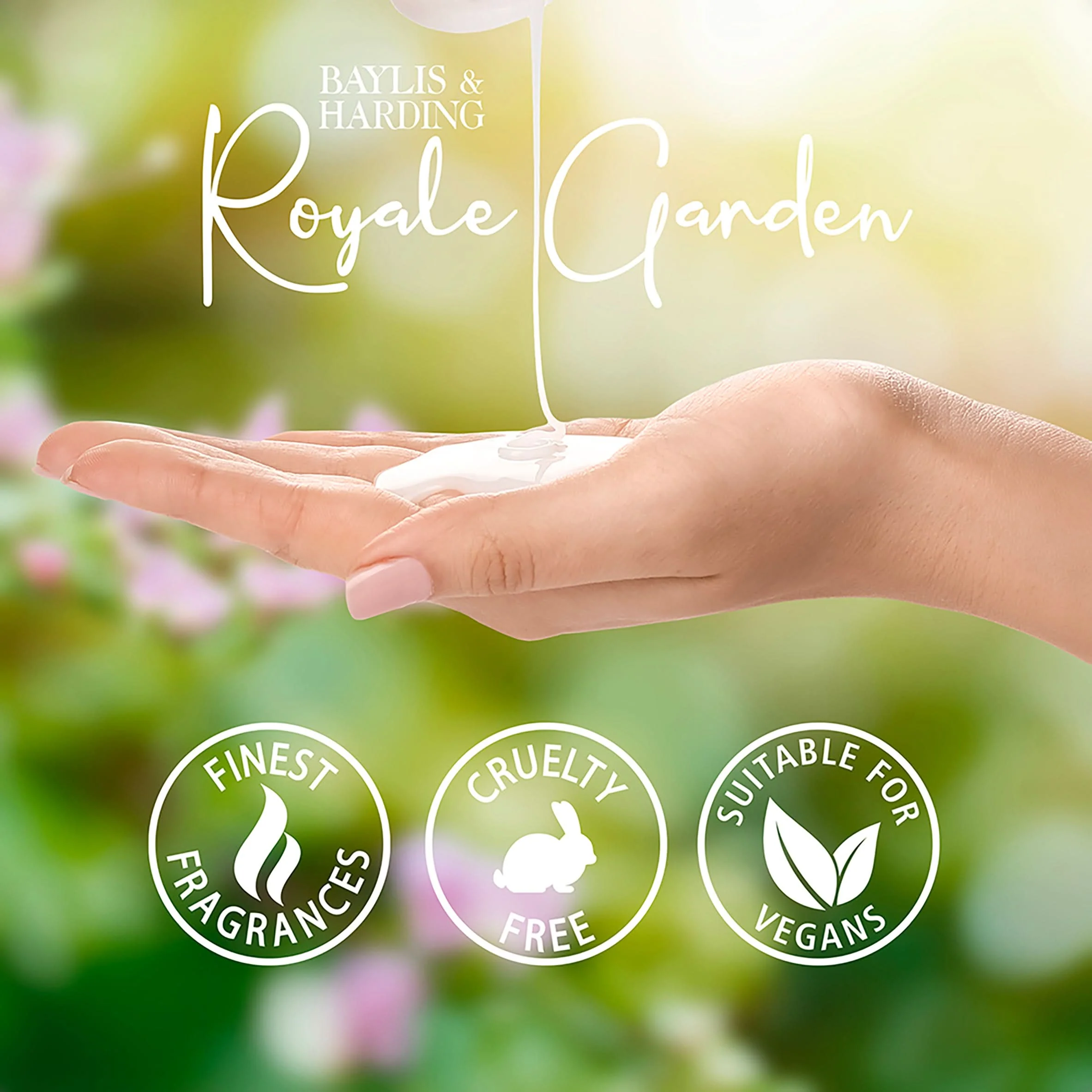 Baylis & Harding Royale Garden Verbena & Chamomile Hand Wash 500ml - Image 3