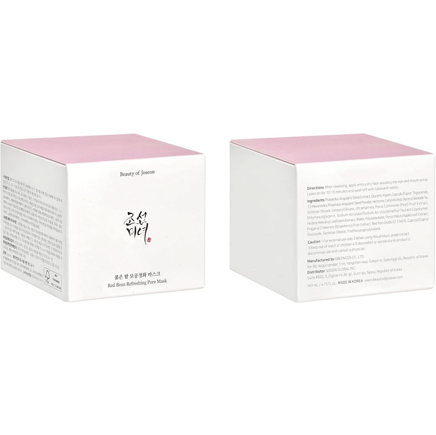 Beauty Of Joseon Red Bean Refreshing Pore Mask 140ml - Image 2