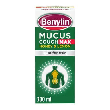 Benylin Mucus Cough Max Honey & Lemon 300ml