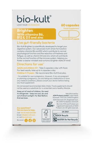 Bio-Kult Brain Health Brighten 60 Capsules - Image 3