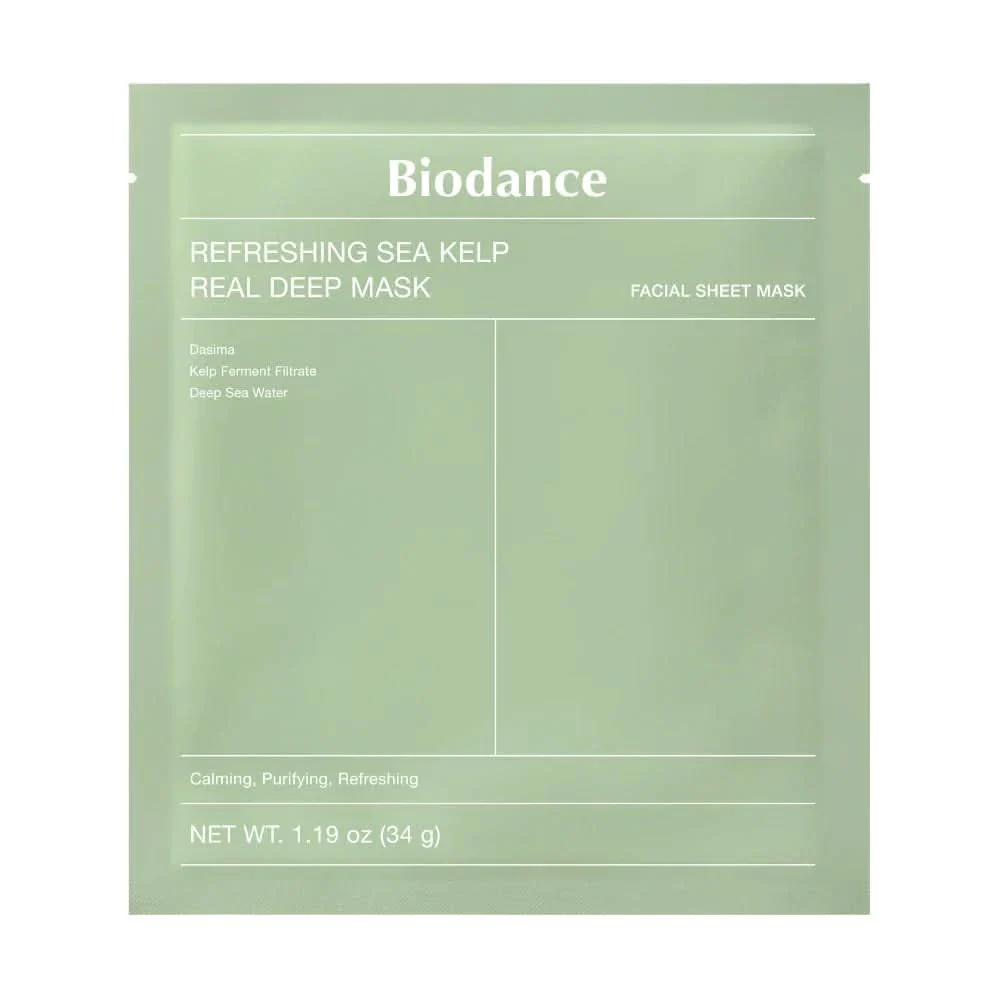 Biodance Refreshing Sea Kelp Real Deep Mask 4 Sheets x 1.19oz (34g) - Image 2