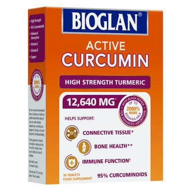 Bioglan Active Curcumin High Strength Turmeric 30 Tablets