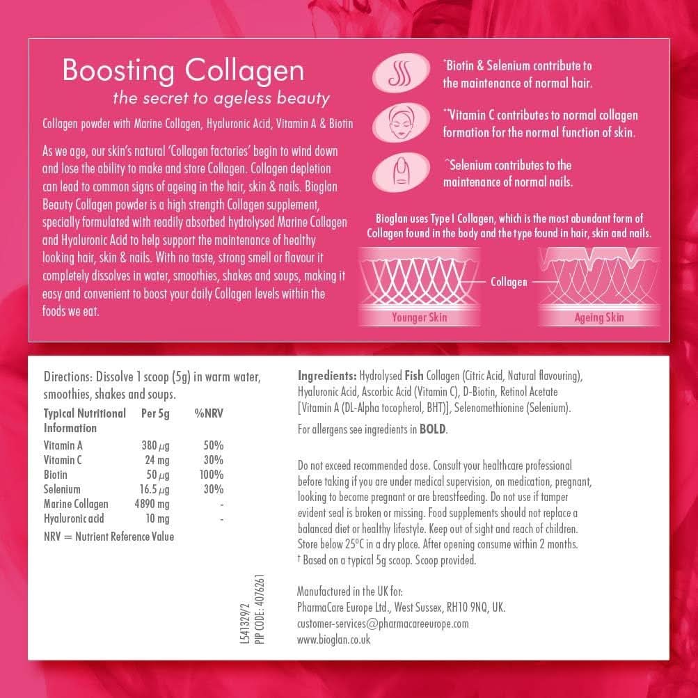 Bioglan Beauty Collagen Powder 151g - Image 7
