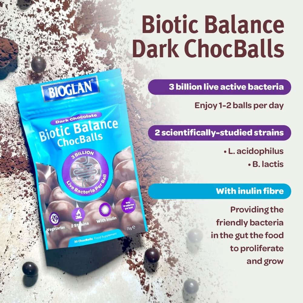Bioglan Biotic Balance 30 Dark Choc Balls - Image 3