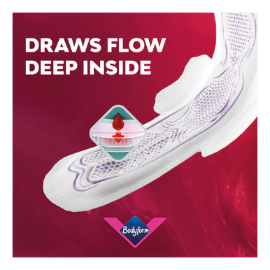 Bodyform Ultimate Ultra Night Sanitary Towels with Wings 8s - Image 5