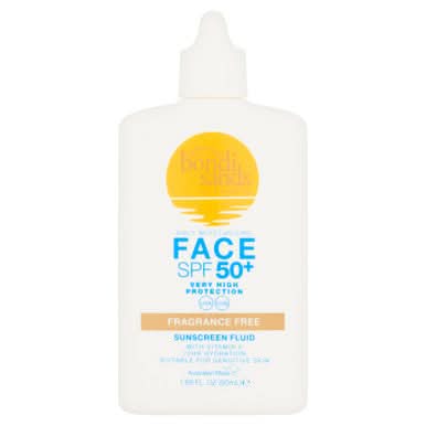 Bondi Sands Fragrance Free Face Fluid SPF 50+ Bs867 50ml