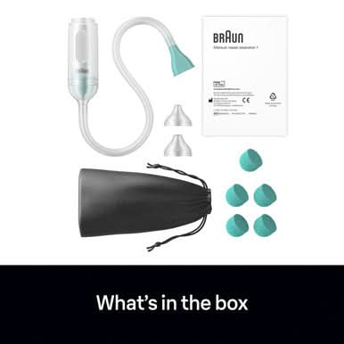 Braun Manual Nasal Aspirator 1 & Filters Bundle Pack - Image 3
