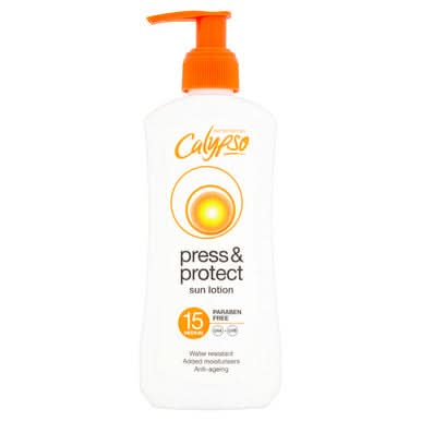 Calypso Press & Protect Sun Lotion SPF15 200ml