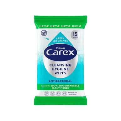 Carex Biodegradable Wipes 15 Wipes