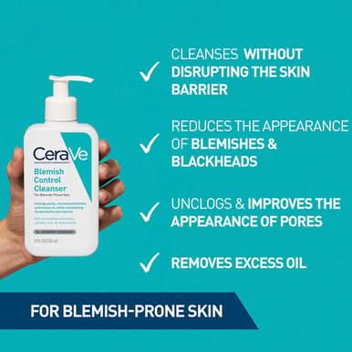 CeraVe Blemish Control Cleanser for Blemish-Prone Skin 236ml - Image 6
