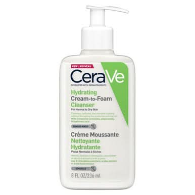CeraVe Hydrating Cream to Foam Cleanser For Face & Body 236ml