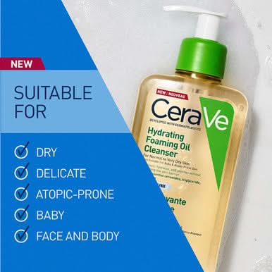 CeraVe Hydrating Foaming Oil Cleanser 473ml - Image 3