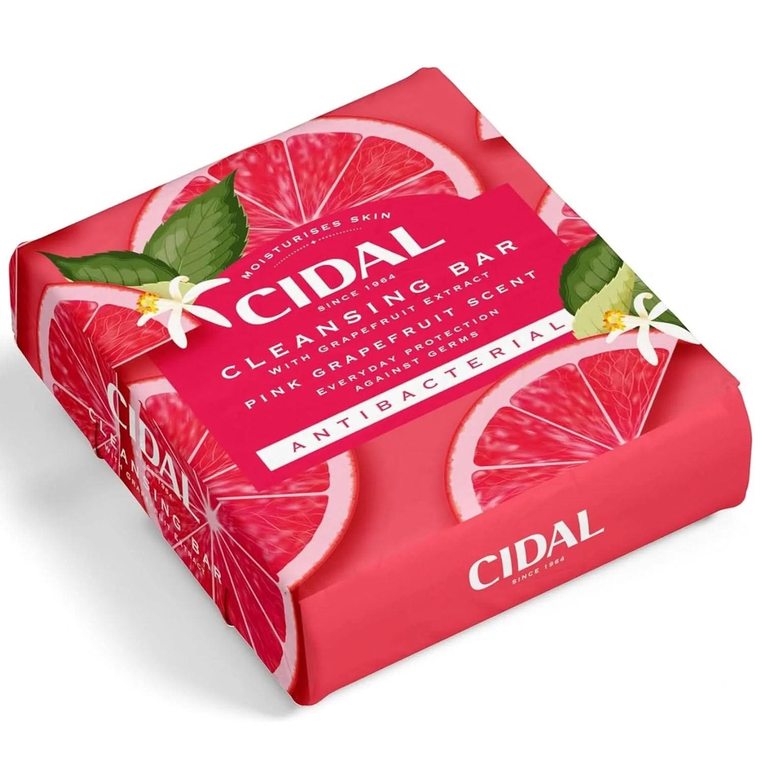 Cidal Cleansing Bar Pink Grapefruit 100g x 2