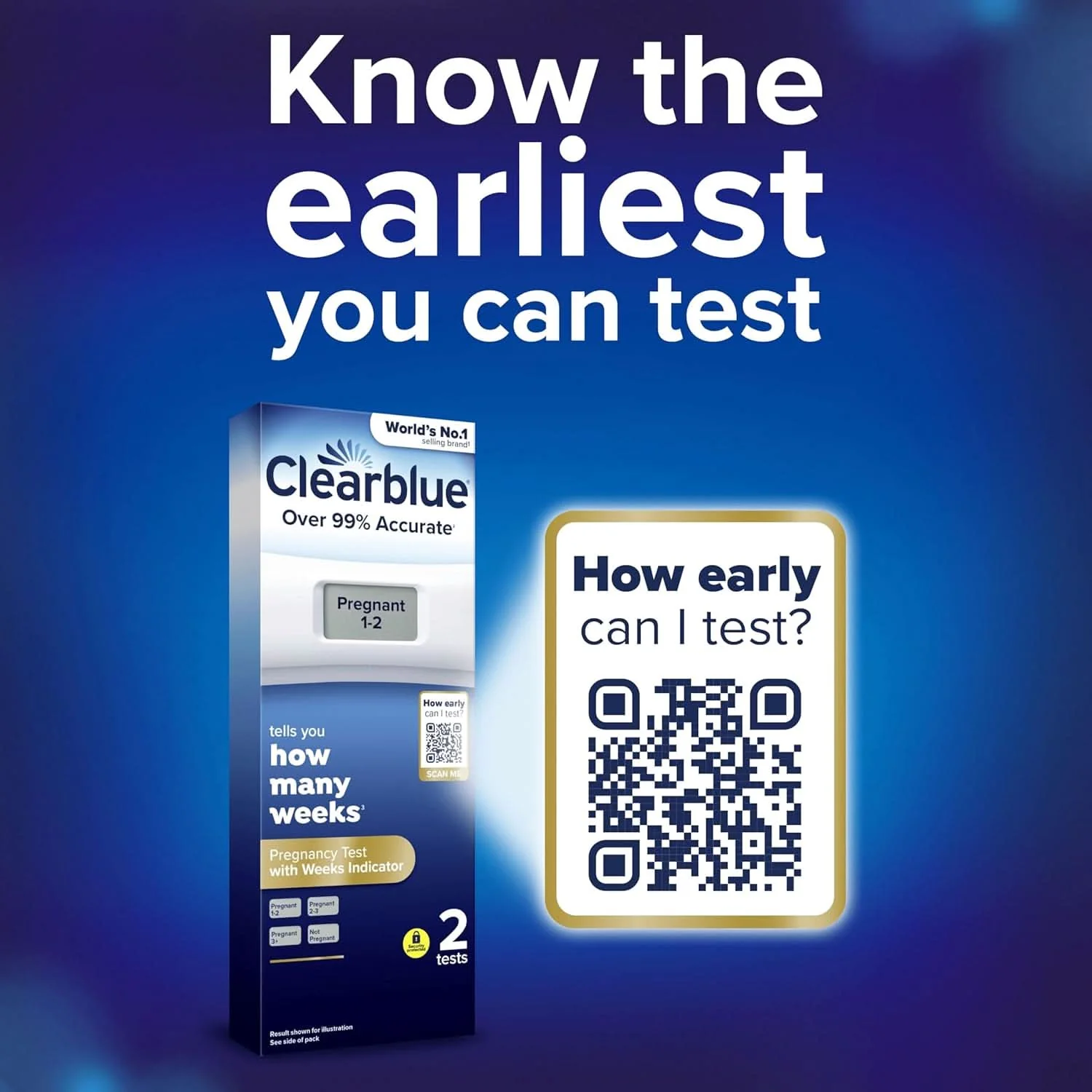 Clearblue Digital Pregnancy Test with Conception Indicator 2 Tests - Image 7