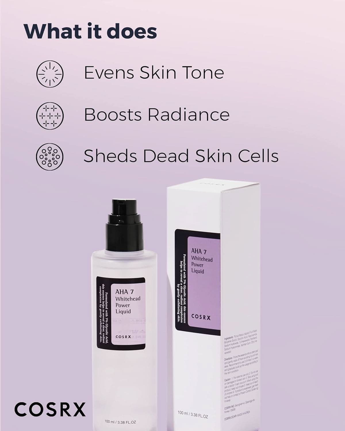 COSRX AHA 7 Whitehead Power Exfoliating Liquid 100ml - Image 4