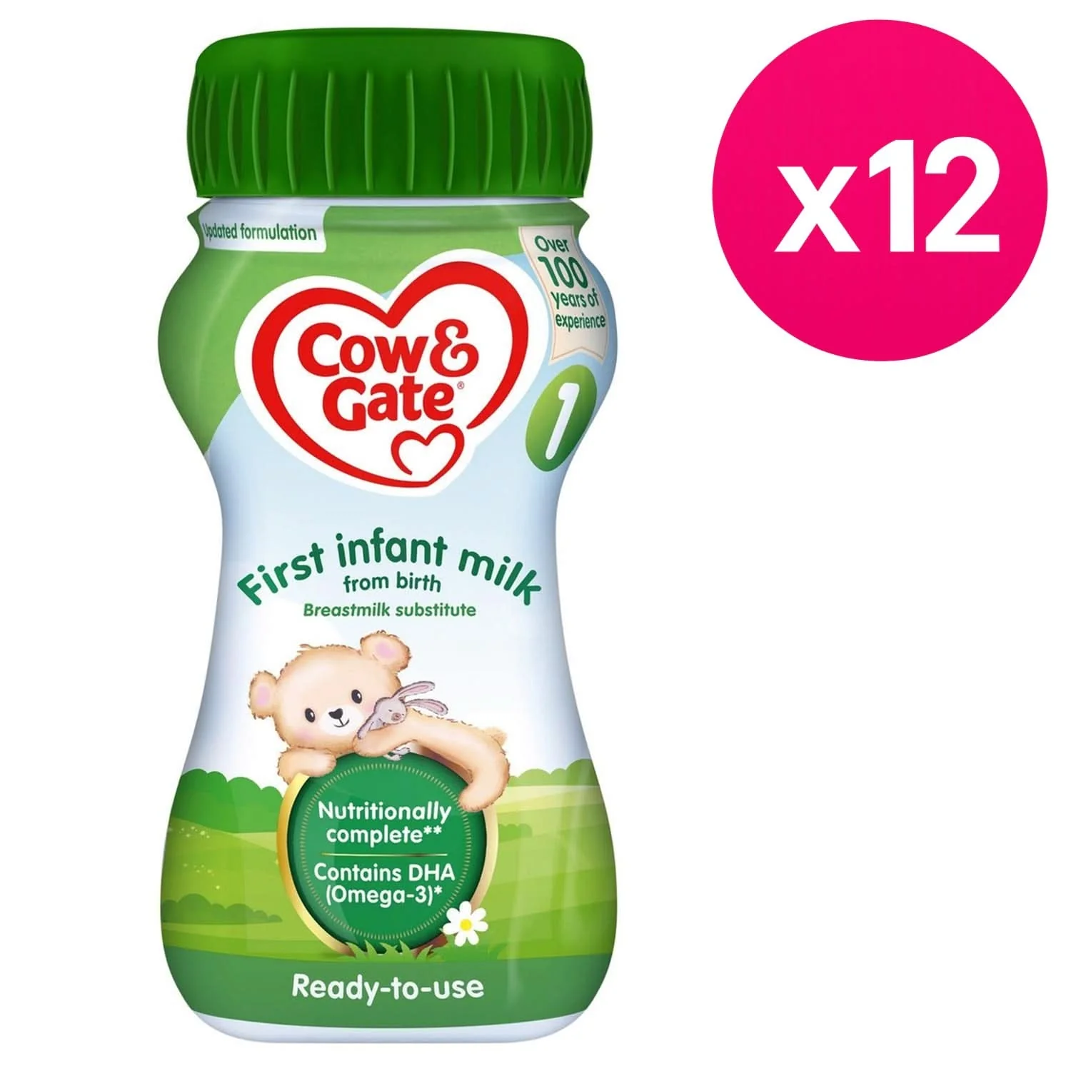 Cow & Gate 1 First Baby Milk Formula 200ml x12