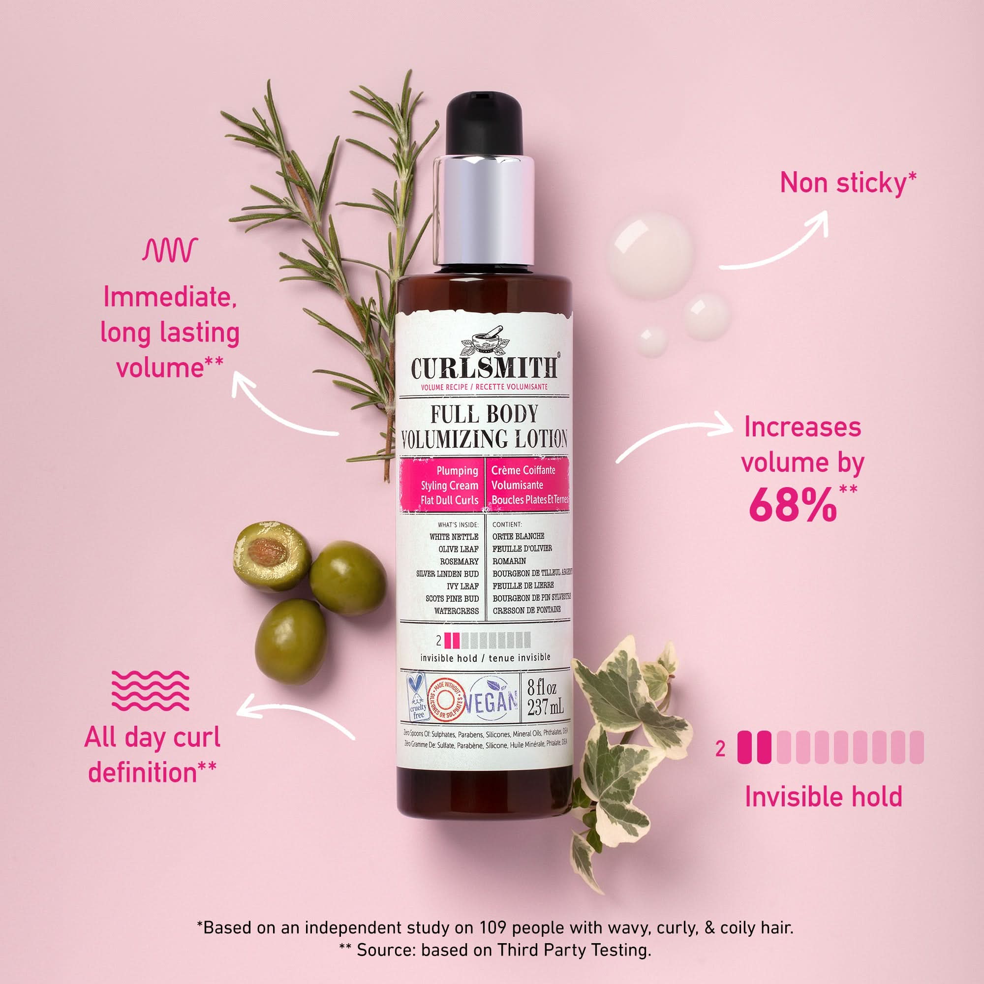 Curlsmith Full Body Volumizing Lotion 237ml - Image 2