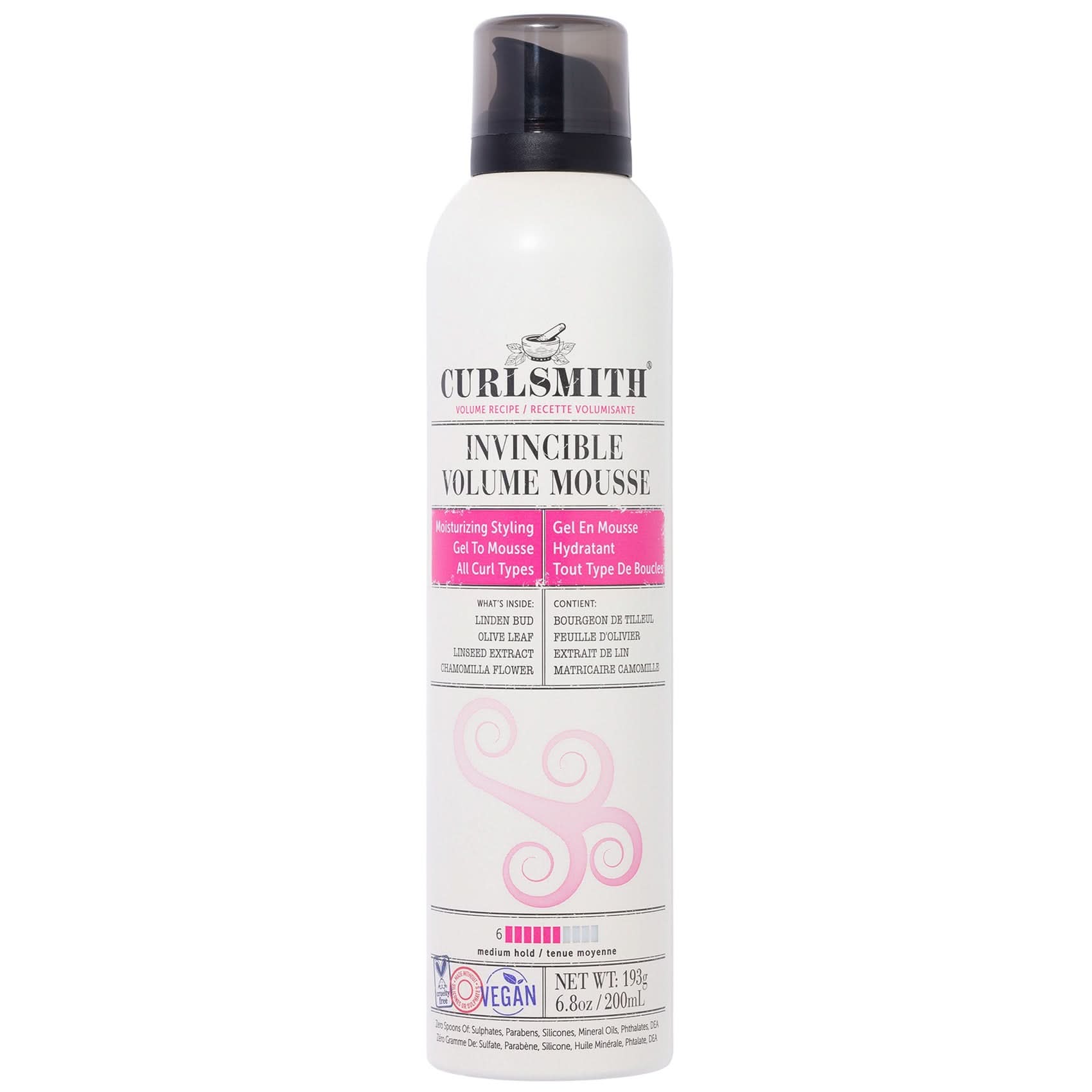 Curlsmith Invincible Volume Mousse 201ml