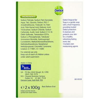 Dettol Anti-Bacterial Original Bar Soap 2 x 100g - Image 3