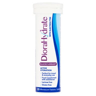 DioraHydrate Blackcurrant Effervescent 20 Tablets