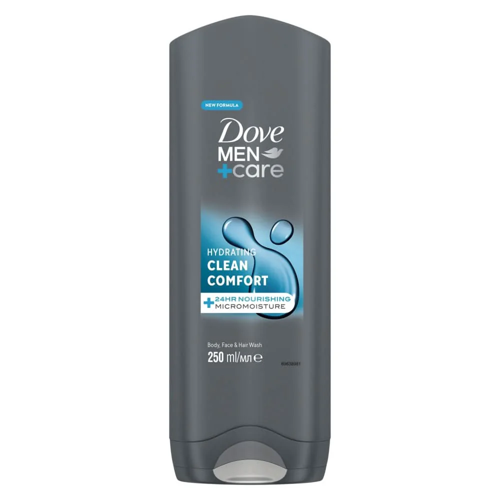Dove Men+Care Body & Face Wash Clean Comfort 250ml