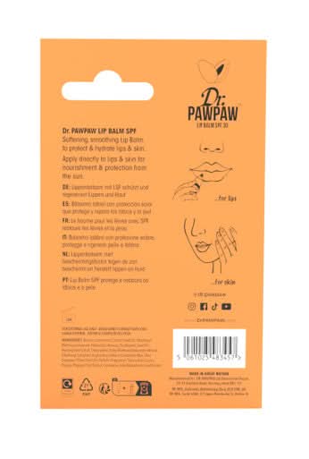 Dr.PAWPAW SPF30 Lip Balm 8ml - Image 4
