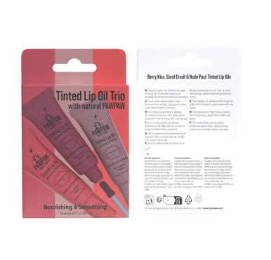 Dr.PAWPAW Tinted Lip Oil Trio 8ml x 3 - Image 3