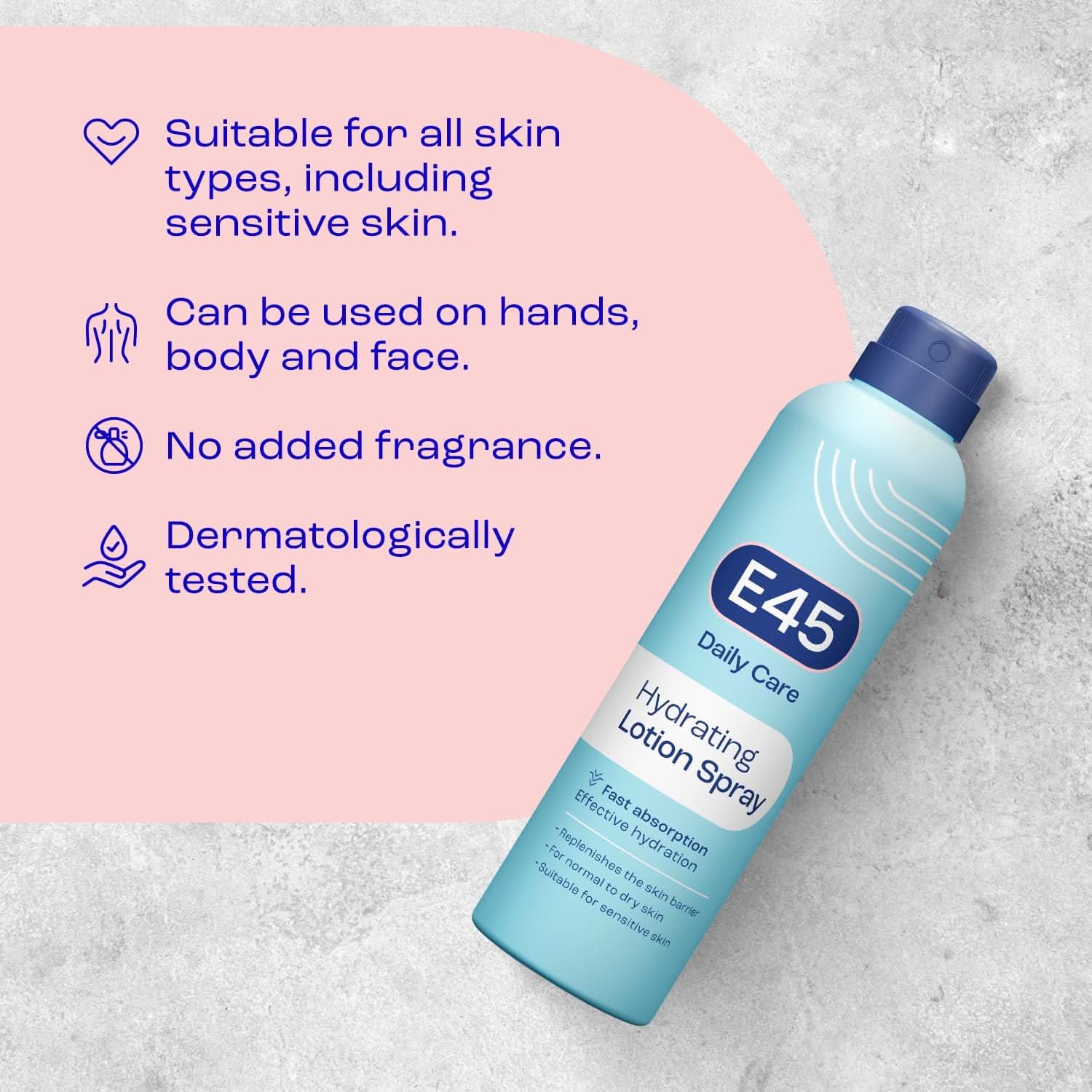 E45 Daily Lotion Spray 200ml - Image 5