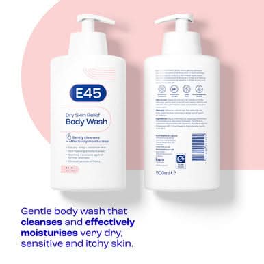 E45 Dry Skin Relief Body Wash 500ml - Image 2