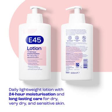 E45 Moisturising Lotion 500ml - Image 3
